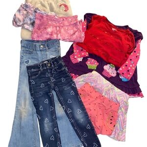 GIRLS EUC BUNDLE OF 9 ITEMS SZ 4/5T